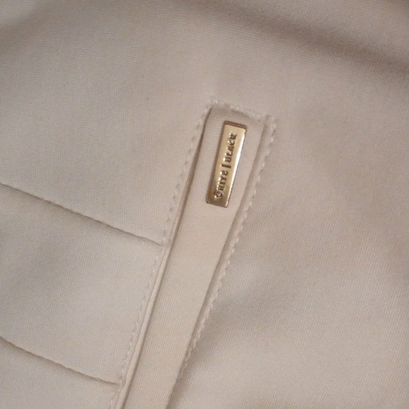 White House Black Market White 2R Slim Ankle  White Dress pants Very Nice! - Picture 4 of 5